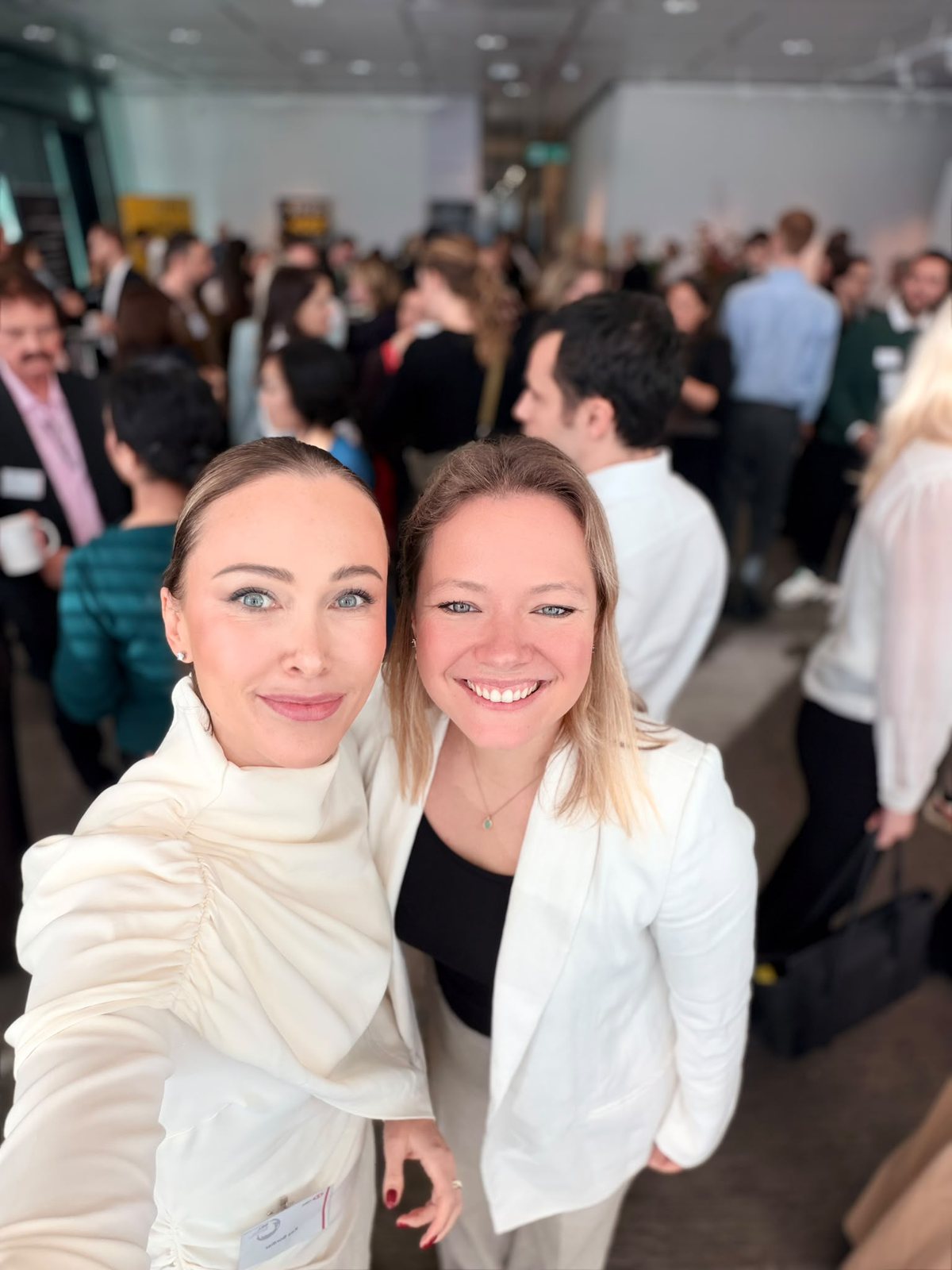 Kas Bordier and Olga Turner Baker at the WELL 2026 London Summit